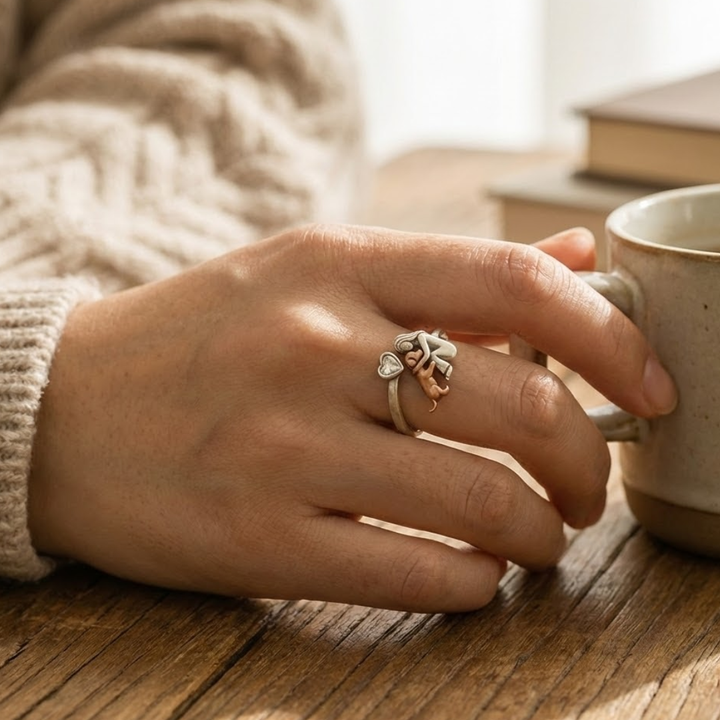 Adjustable Dog Love Ring