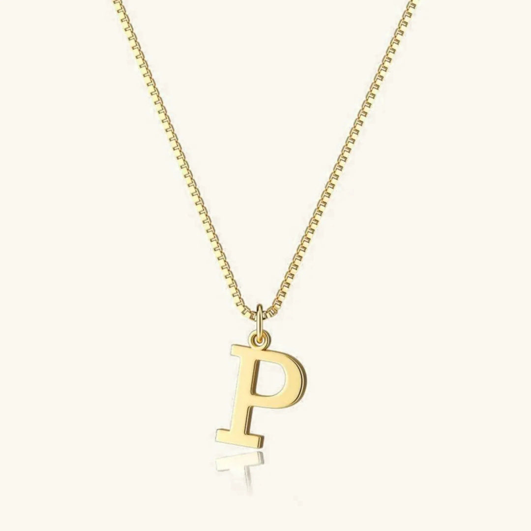 Gold Initial Necklace