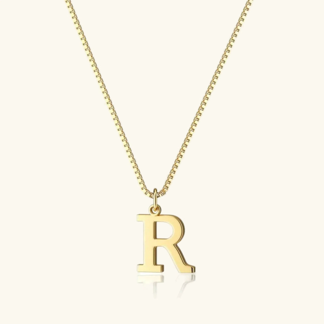 Gold Initial Necklace