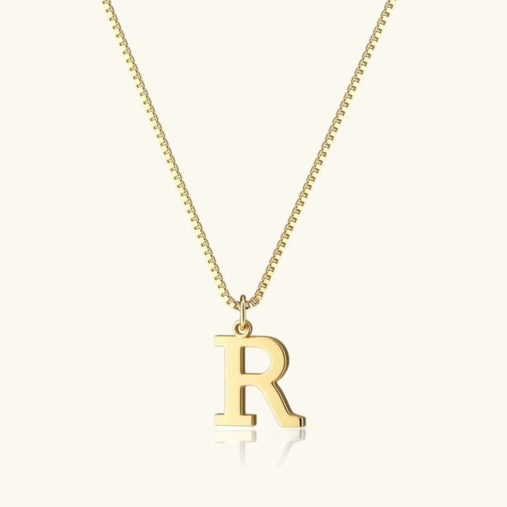 Gold Initial Necklace