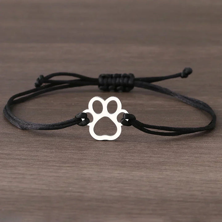 Black and Red Cord Bracelet