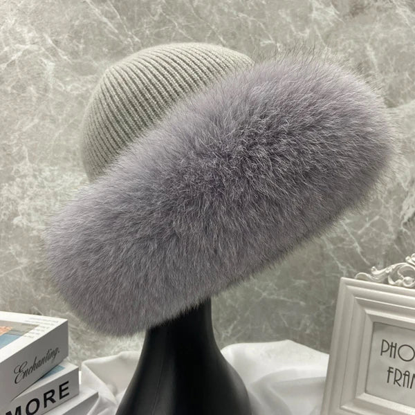 Celeste | Luxurious Fox Fur Hat