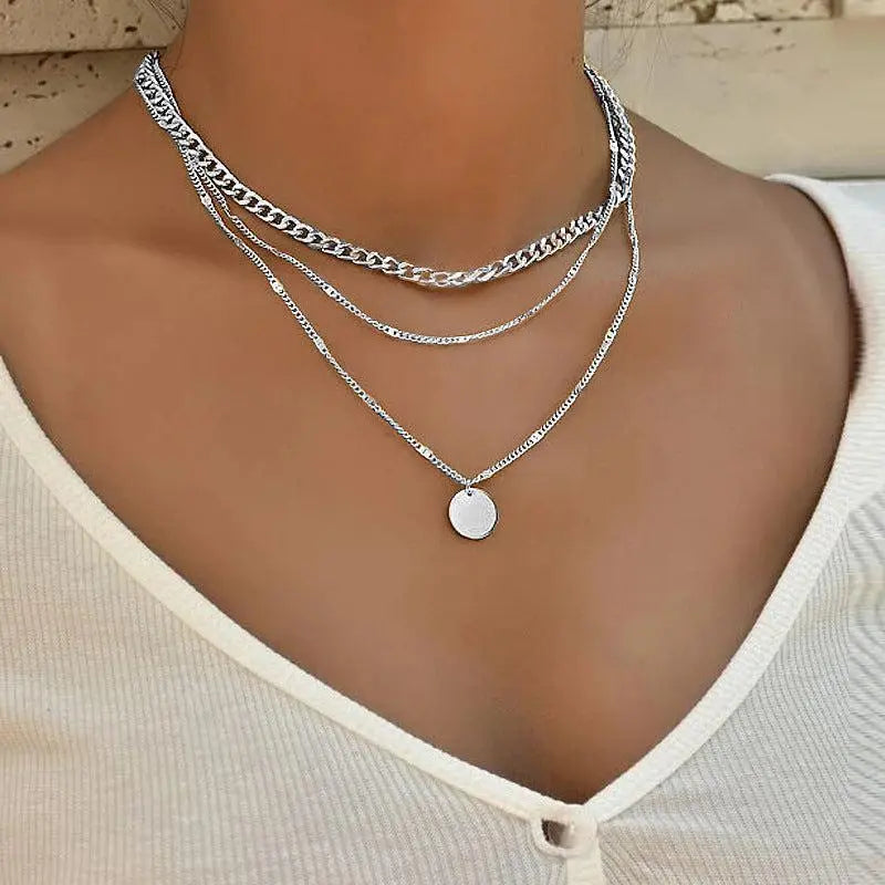 Gold & Silver Plated Necklace