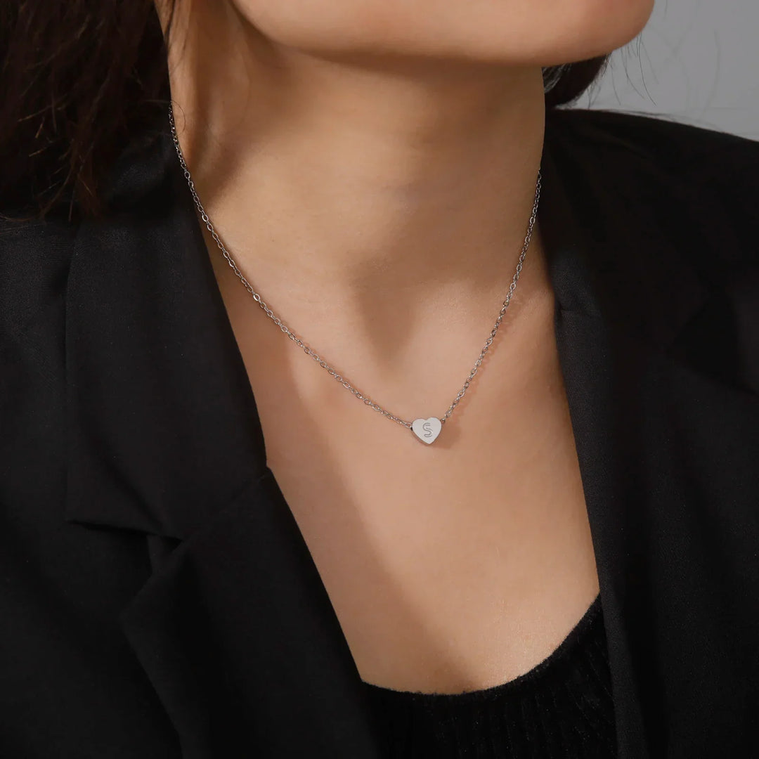 Personalized Timeless Heart Necklace