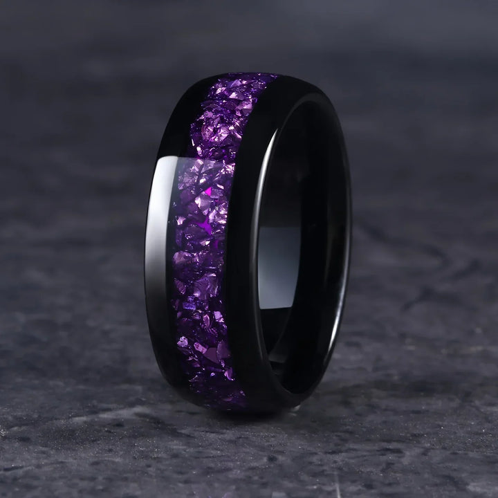 Joana Amethyst Ring" can be rewritten as "Joana Amethyst Gemstone Ring.