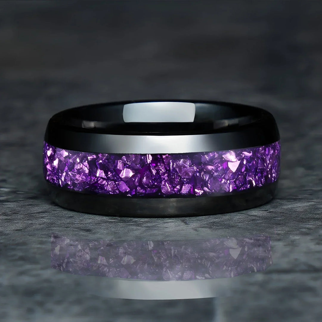Joana Amethyst Ring" can be rewritten as "Joana Amethyst Gemstone Ring.
