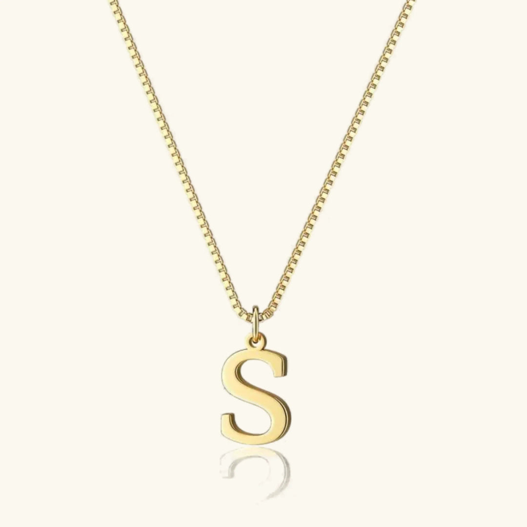 Gold Initial Necklace