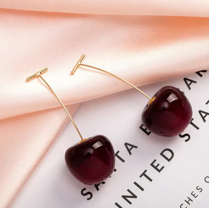 Elegant Cherry Earrings