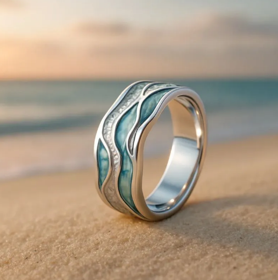 Aurora Ocean Waves & Beach Ring