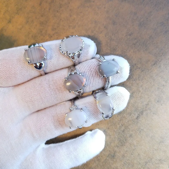 Natural Stone Ring Collection