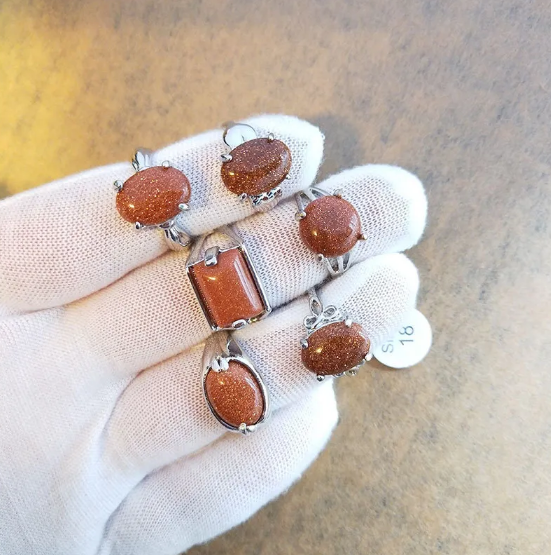 Natural Stone Ring Collection