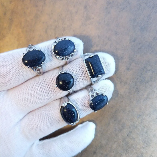 Natural Stone Ring Collection