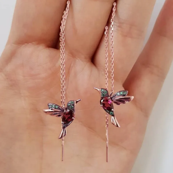 Vintage Bird Earrings