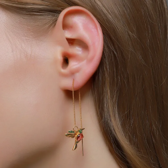 Vintage Bird Earrings
