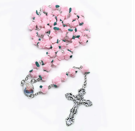 Rose Beaded Necklace