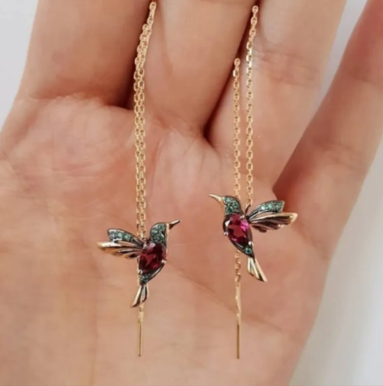 Vintage Bird Earrings
