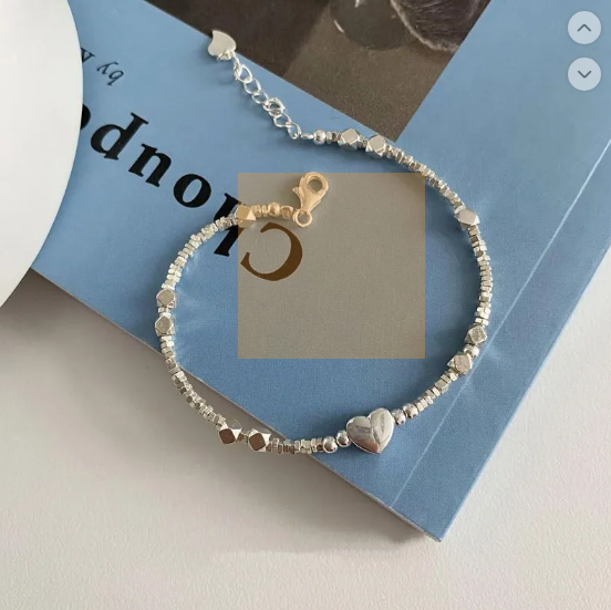 Silver Square Love Bracelet