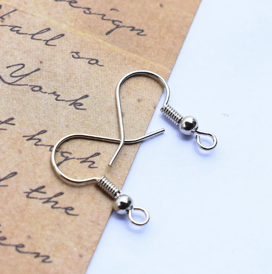 Copper-Plated Earring Hooks" can be rewritten as "Stylish Copper-Plated Earring Hooks.