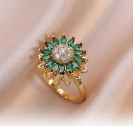 Sunflower Rotating Ring