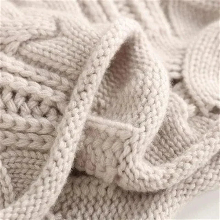Kensia – Cashmere Jumper with Cable Knit