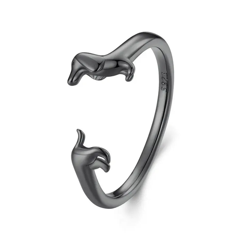 Adjustable Dachshund Ring