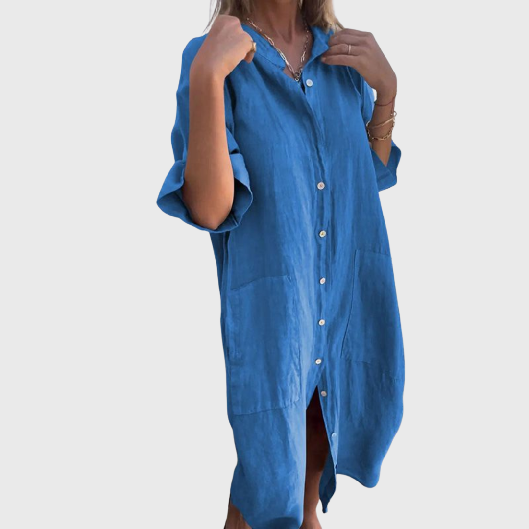 Calixa | Elegant Shirt Dress