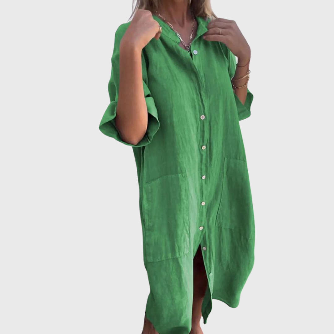 Calixa | Elegant Shirt Dress