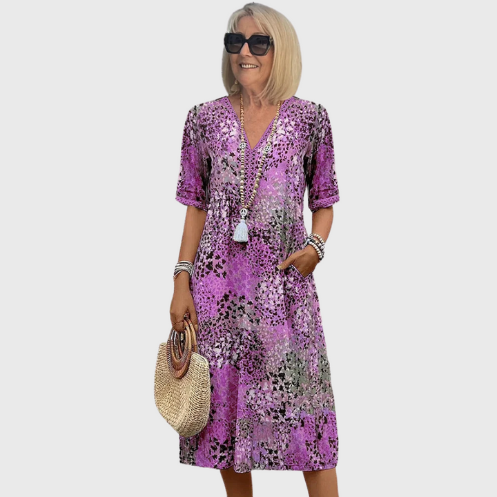 Colette | Vibrant Midi Dress