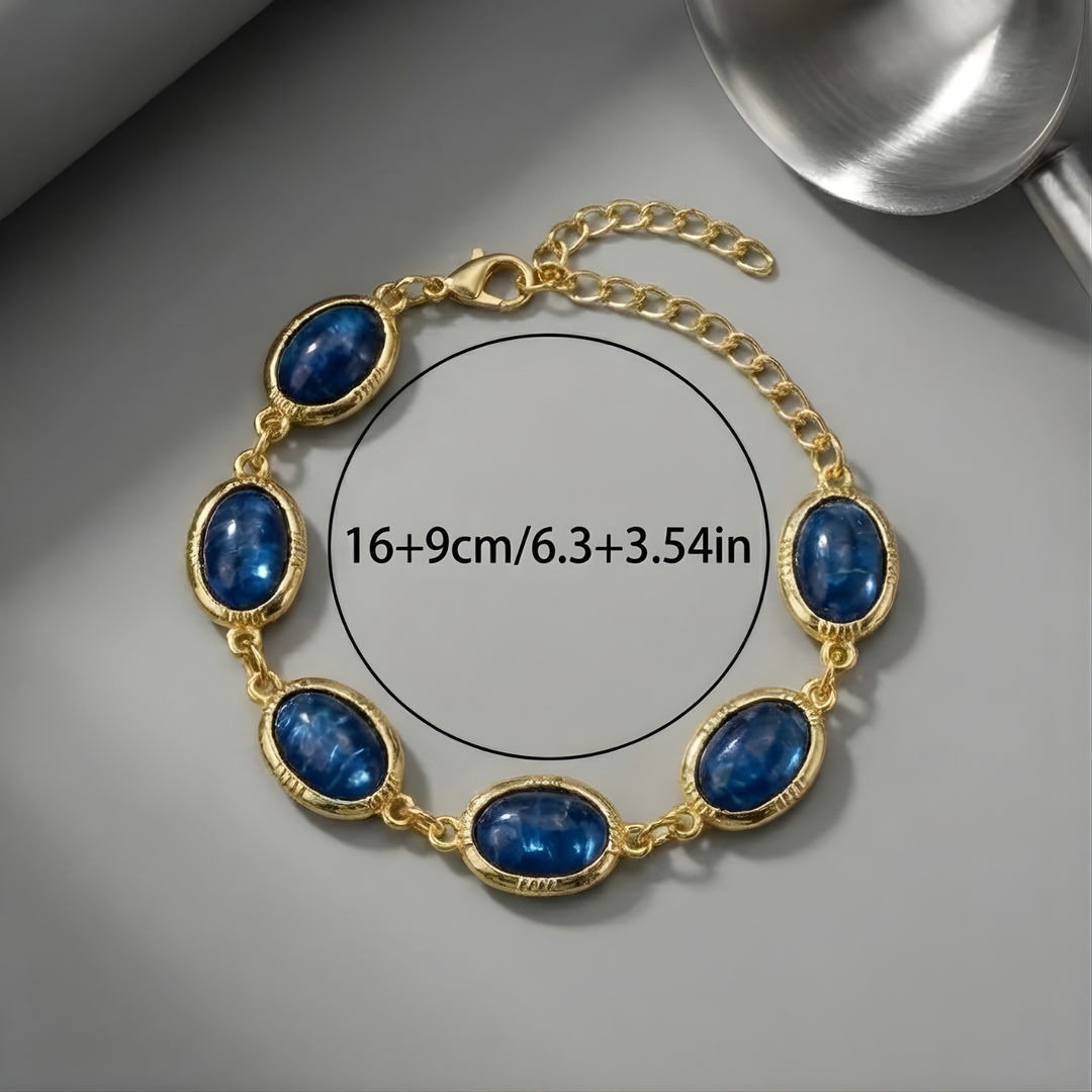 Glacial Soul Gold Cuff Bracelet