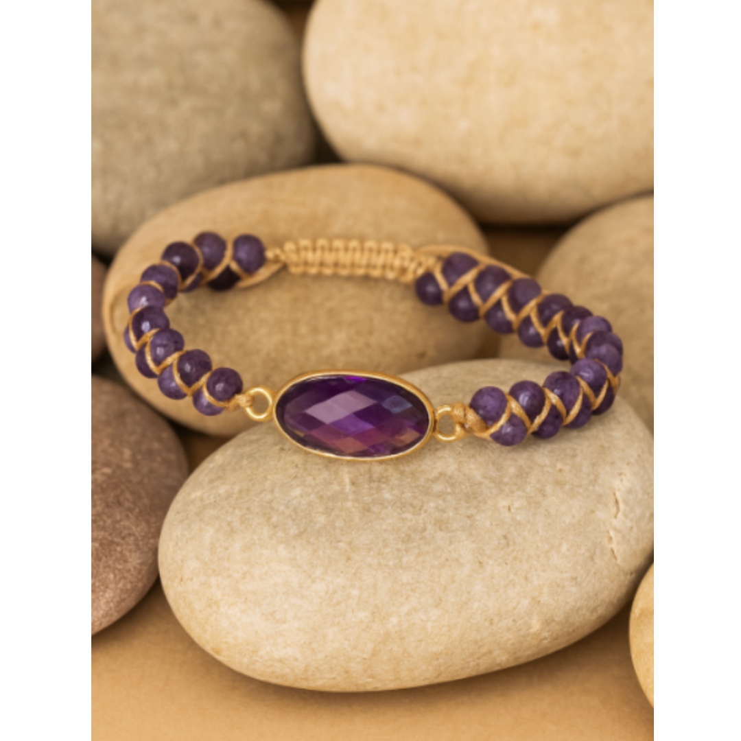Chic Amethyst Bracelet