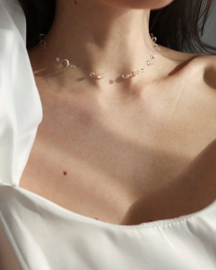 Water Drop Necklace Set" can be rewritten as "Elegant Water Drop Necklace Set.