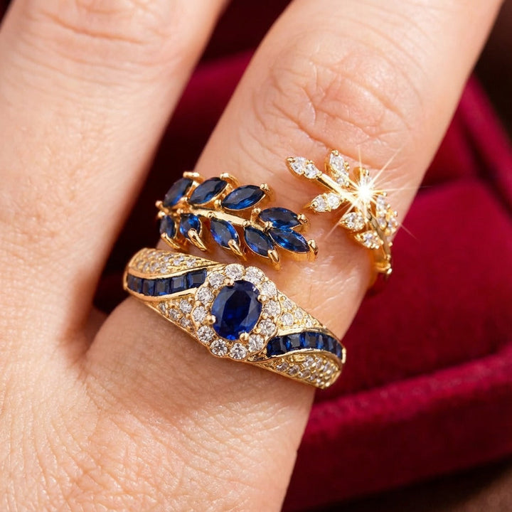 Avelisse Moraziel Gold Ring Collection