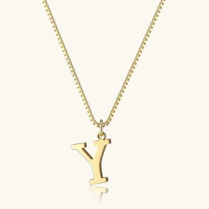 Gold Initial Necklace