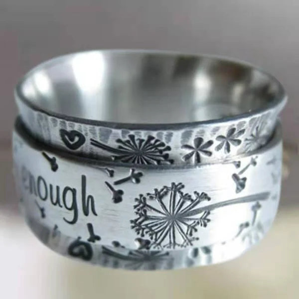 Dandelion Meditation Tooth Ring