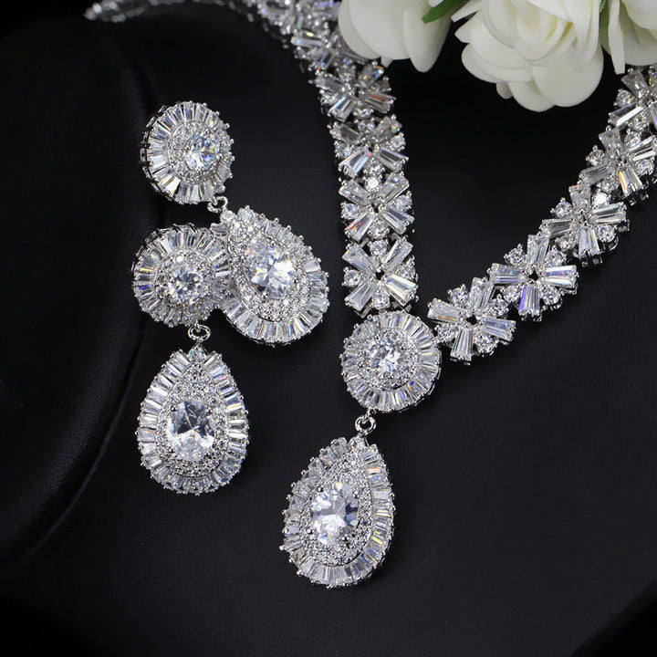Celestial Jewelry Set: Earrings & Necklace