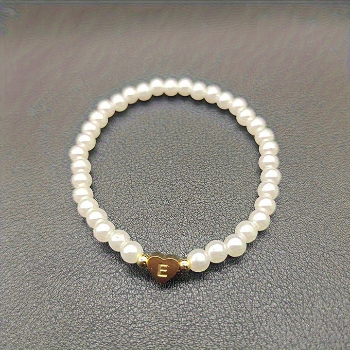 Charming Initial Heart Bracelet