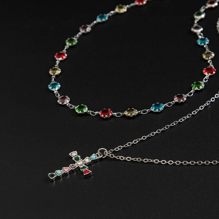 Vibrant Cross Pendant
