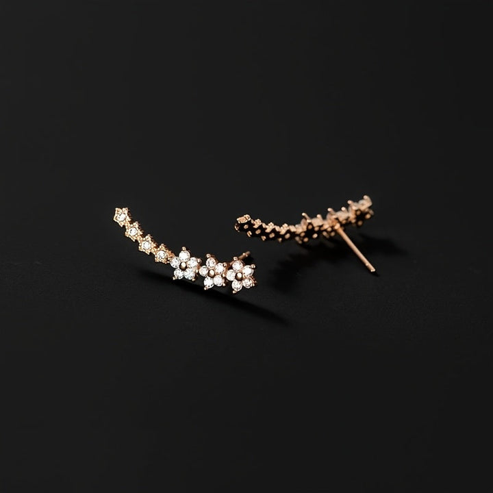 Chic Floral-Inspired Earrings