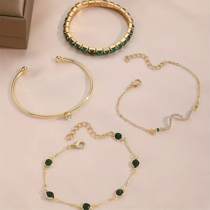 Exquisite Emerald Bracelet Collection