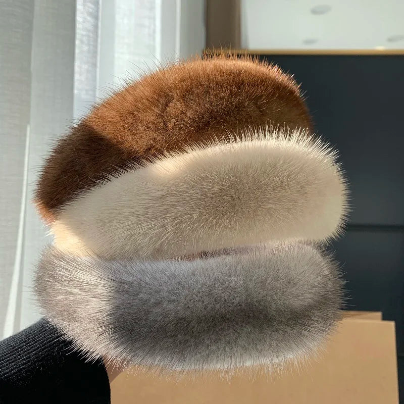 Monarque | Plush Faux Fur Headband
