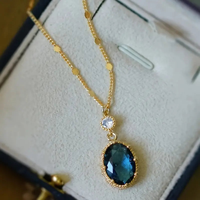 Lunar Glow Gold Necklace