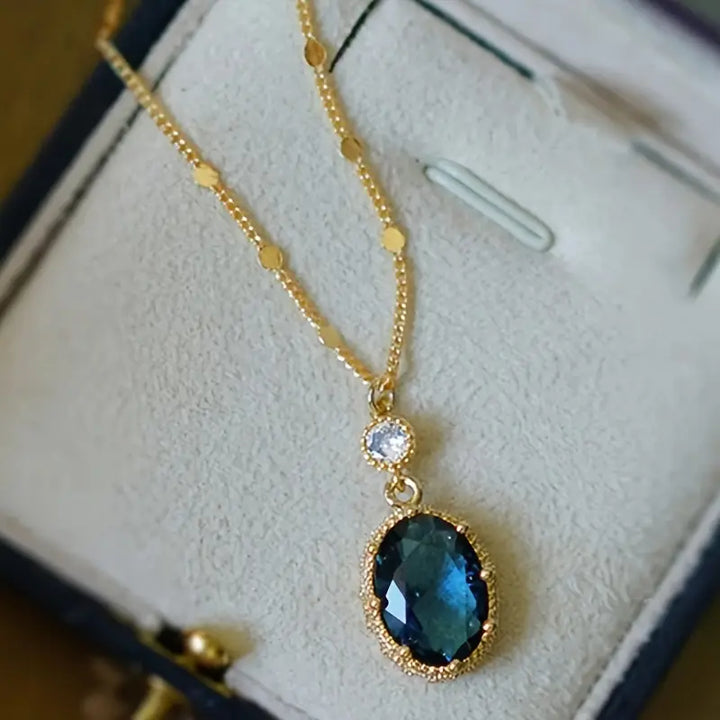 Lunar Glow Gold Necklace