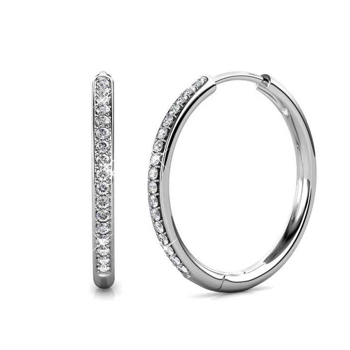 Diana Gold Pavé Earrings