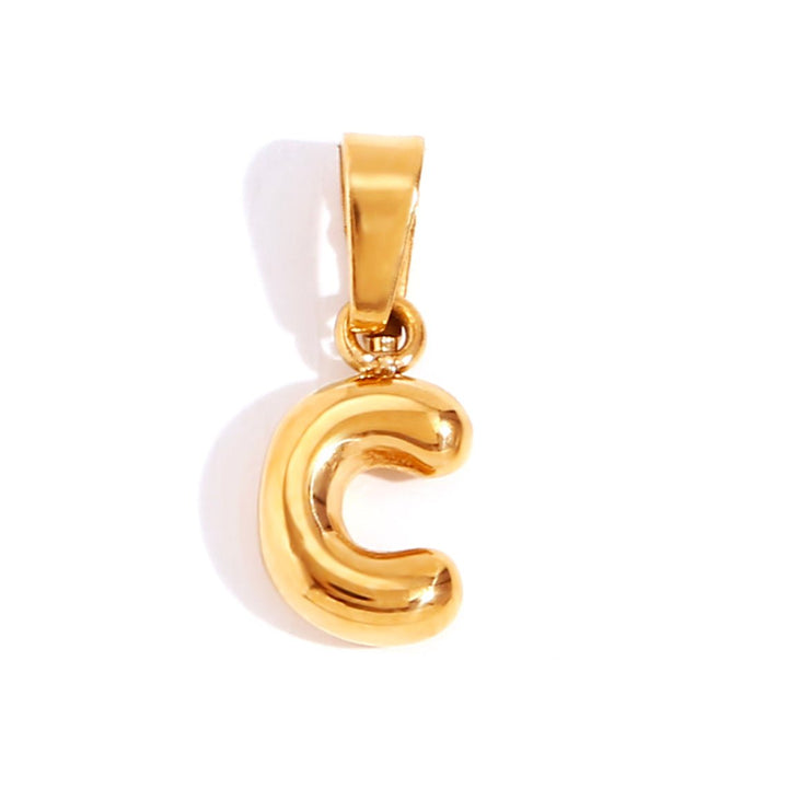 Trendy Bubble Letter Collar