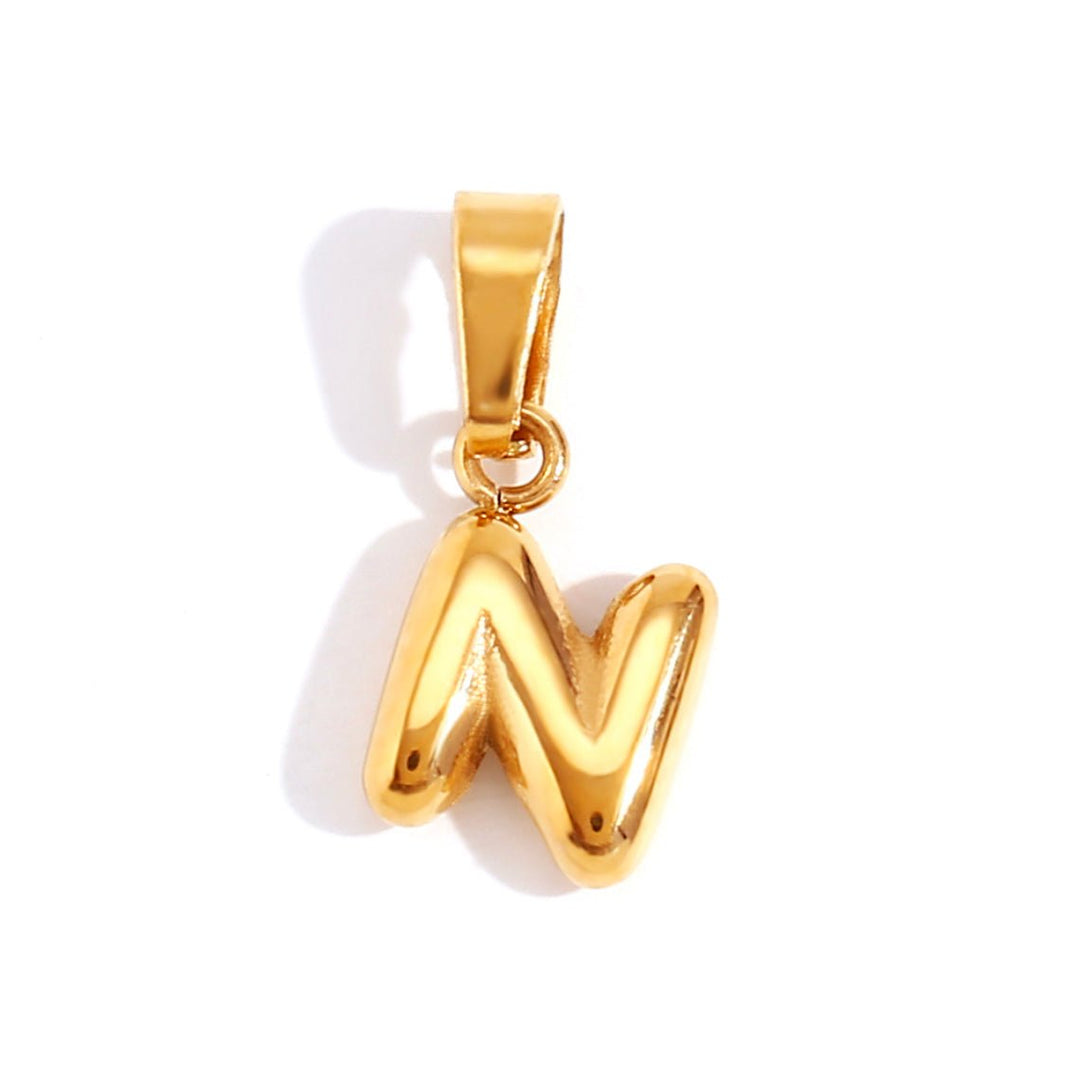Trendy Bubble Letter Collar