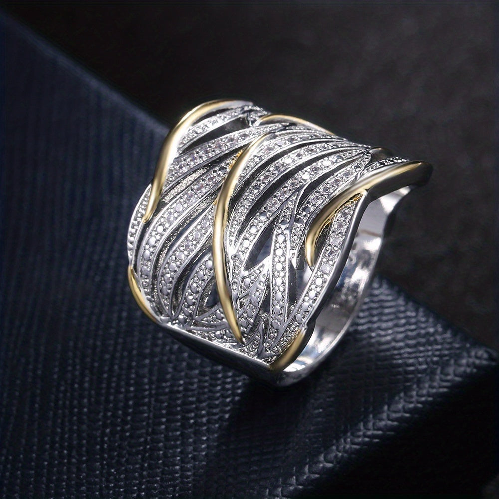 Chic Twisted Multi-Layer Ring