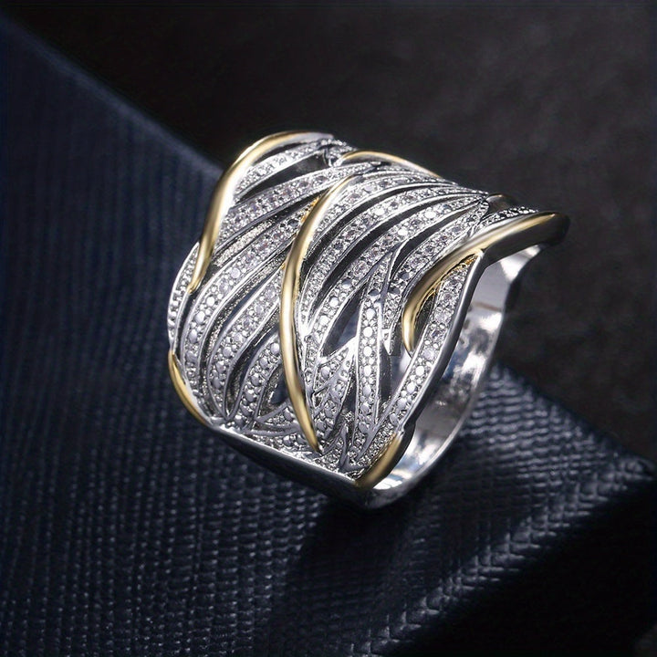 Chic Twisted Multi-Layer Ring