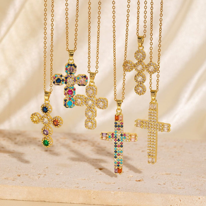 Zirconia Cross-Designed Collars