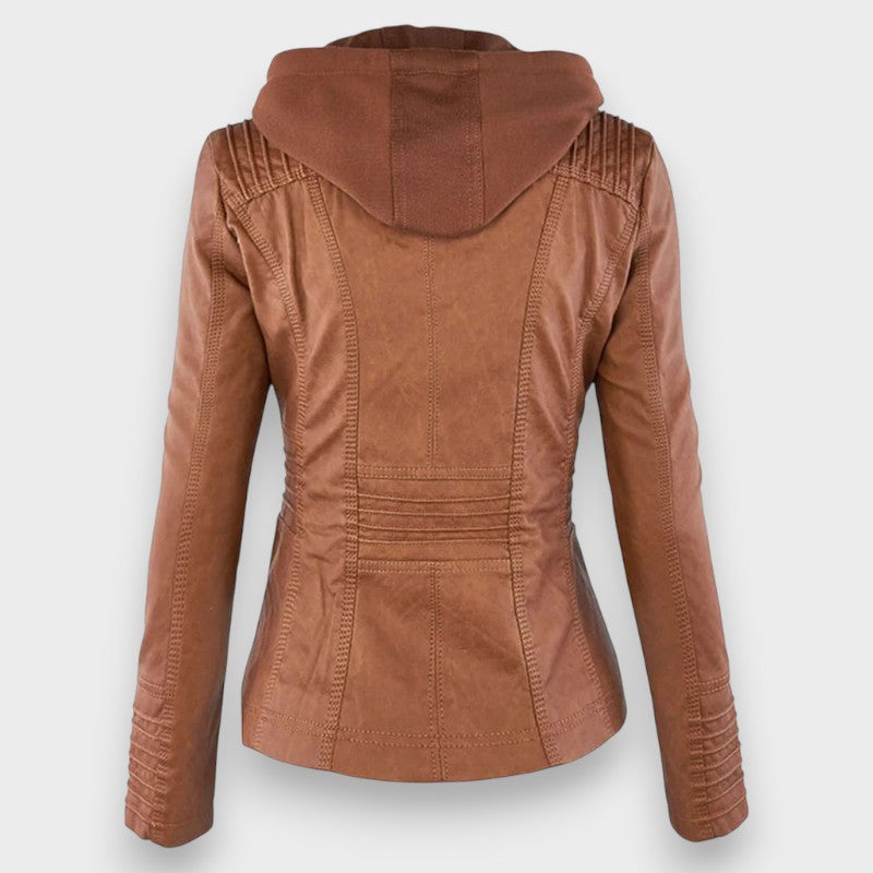 Leni | Leather Biker Jacket