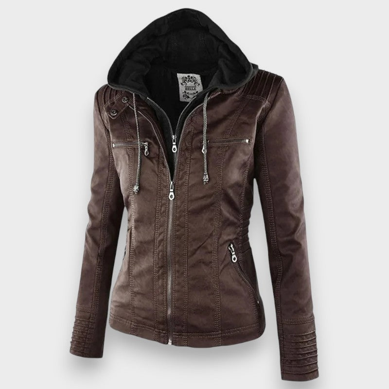 Leni | Leather Biker Jacket